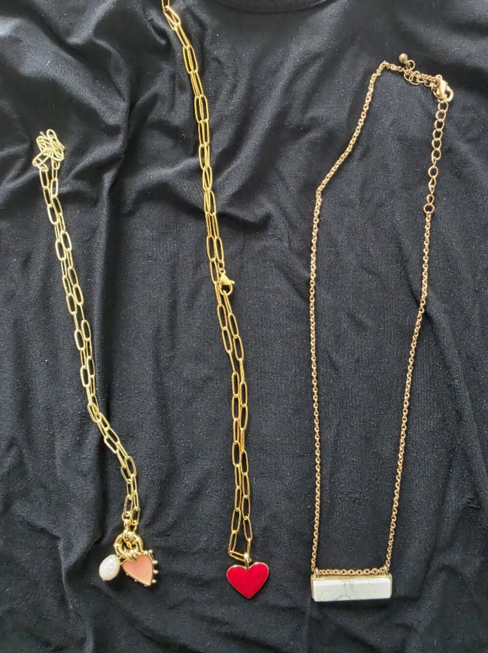 Gold Chain Necklace Set - Elegant Layered Look
